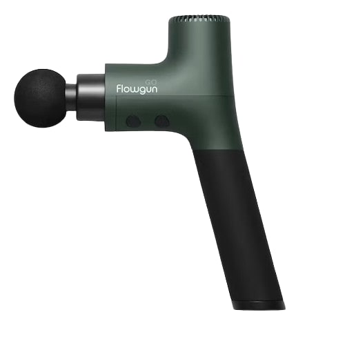 Flowgun Go 2.0, grøn massagepistol, Bedste massagepistol, Flowgun massagepistol, mest powerfulde massagepistol, mest kraftfulde massagepistol, massagepistol tilbud, massagepistol test, bedst i test massagepistol, 2024, test